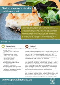 Chicken shepherd's pie recipe