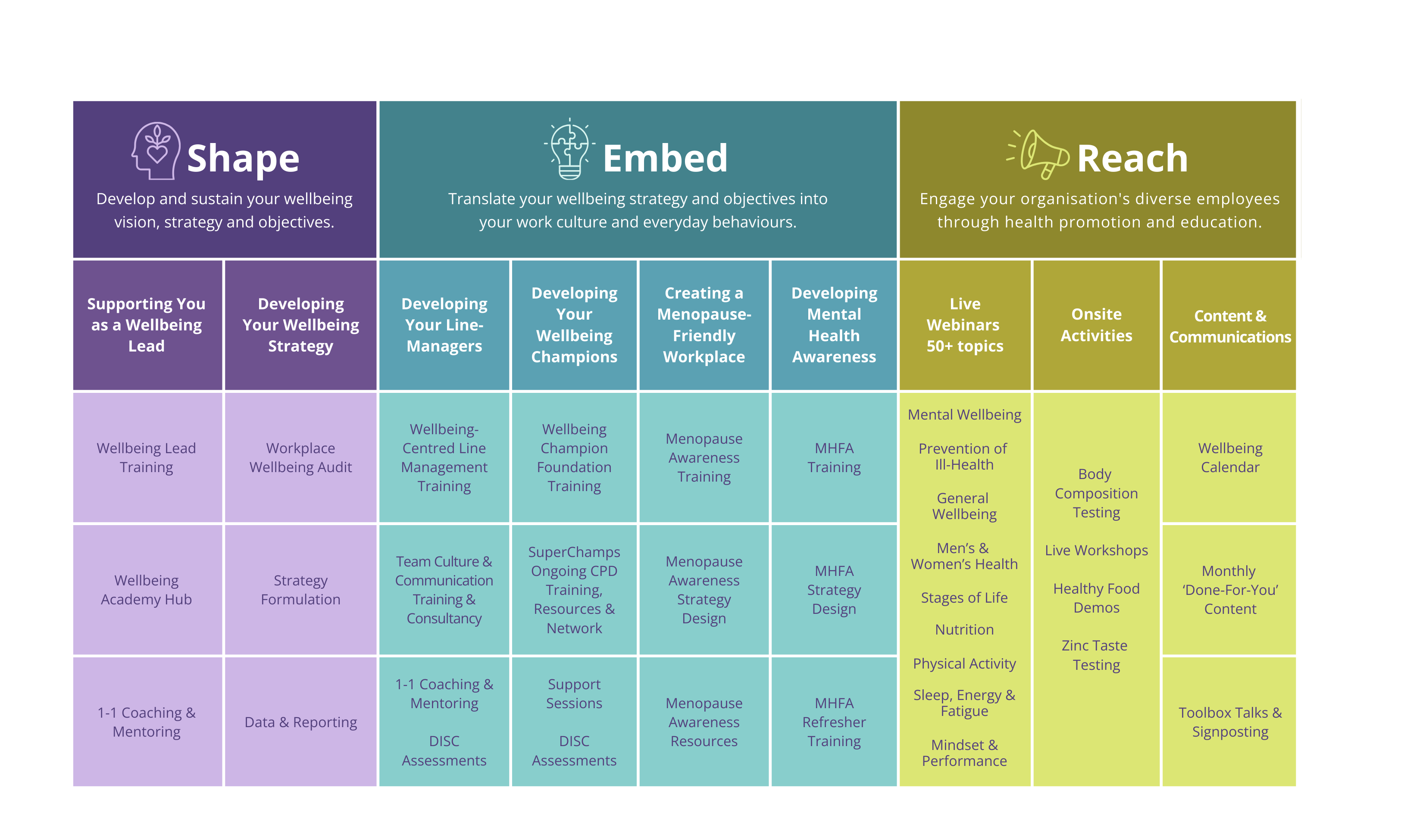 Building blocks of effective workplace wellbeing